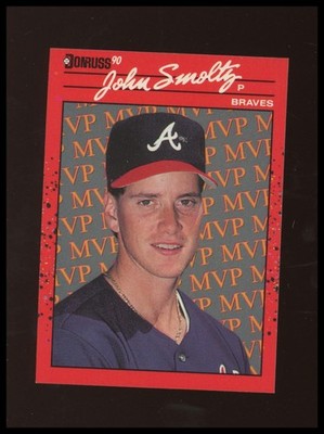 1990 Donruss MVPs #BC-12 John Smoltz - Glavine Err. Baseball Card