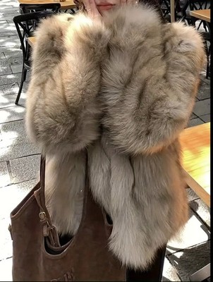 Women s Elegant Fur- Like Texture Coat-loose Fit Winter Jacket