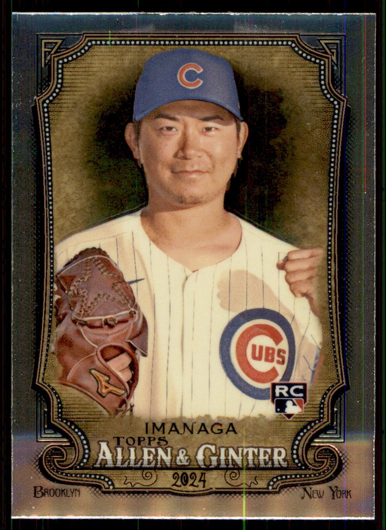 2024 Topps Allen & Ginter Chrome Shota Imanaga Rookie Chicago Cubs #181