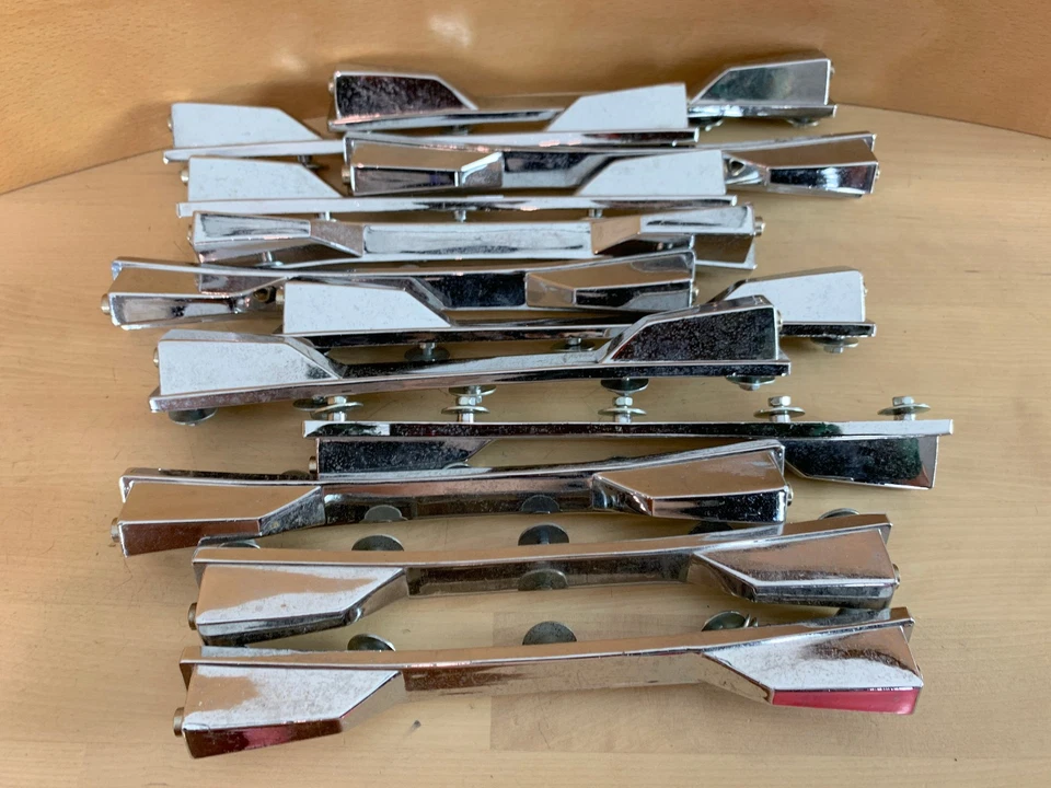 Remo Impact Lote de 12x Caja Tambor Marcha CARCASA TACOS Piezas Largo Años 80 90 De Colección EE. UU. Foto 2 de 4