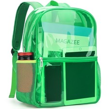 Clear Backpack Heavy Duty TPU Transparent For Sports Work Security Travel
