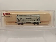 ATLAS N-SCALE 39142  ACF 2 Bay Centerflow  Hopper CONRAIL 875031