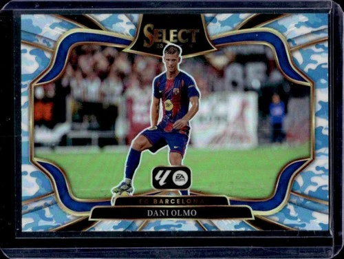 2025-26 Panini Select La Liga Dani Olmo Field Level Winter Camo Prizm #/30