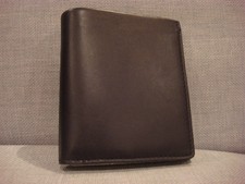 SKAGEN MEN'S ERNST INTERNATIONAL BIFOLD BLACK LEATHER WALLET - BRAND NEW