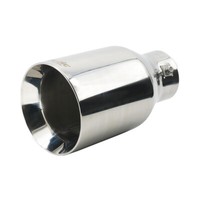 Simoni Racing TRX/105 Rundes Endrohr Aus Edelstahl, Verchromt, Hintere