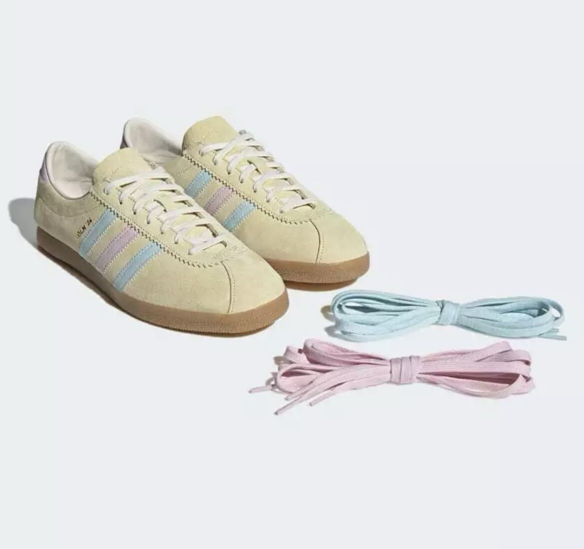adidas Koln 24 Shoes Men's 9.5 Almost Yellow / Blue / Pink