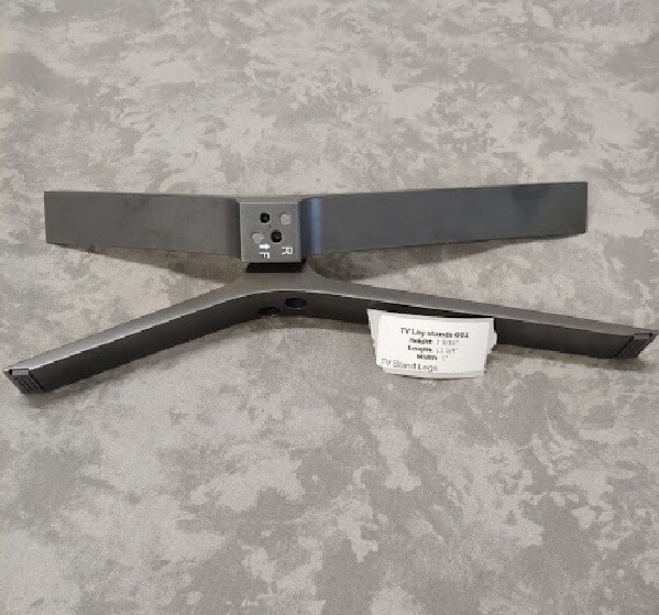 TV Leg stands 001 Height: 2 9/16" Length: 11 3/4" Width: 1" (TV Stand Legs)