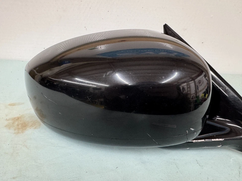 2006-2008 INFINITI M35 M45 DESTRO ESPELHO DE PORTA DE PASSAGEIRO PRETO POTÊNCIA 10 FIOS - Imagem 3 de 4