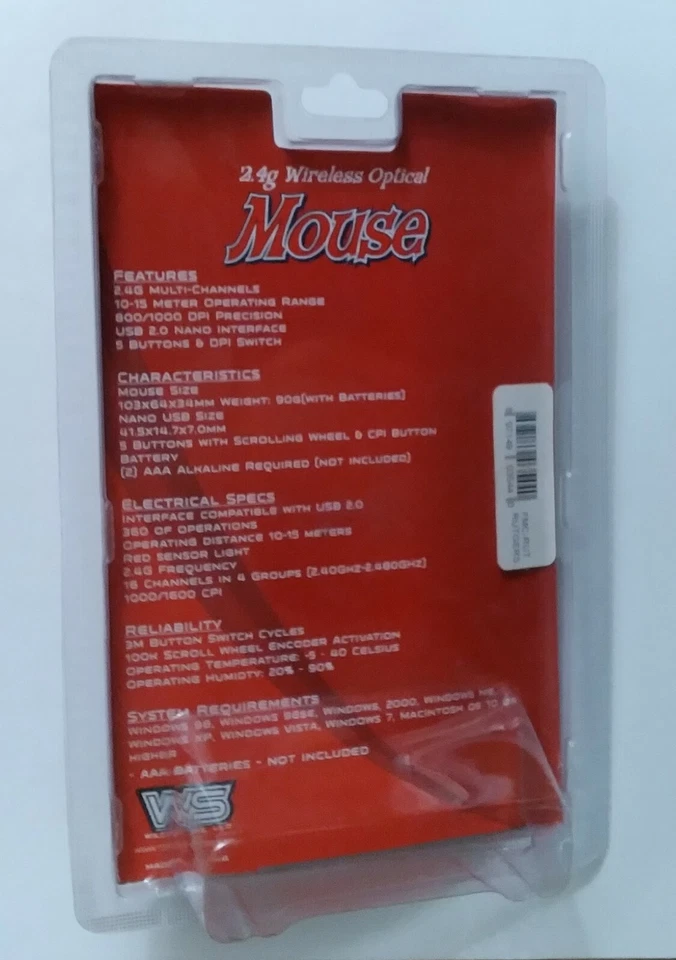 Rutgers University Wireless Optical Mouse 2.4G Windows / Mac College NCAA - Image 4 of 4