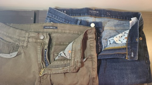 Lucky Brand 2er Set Jeans Herren 30/30 Hose Denim und Grün 410 Athletic / 105 Slim - Bild 3 von 12