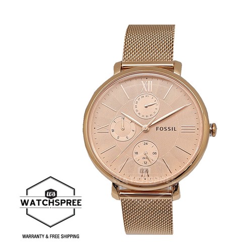 Fossil Jacqueline Multifunction Rose 