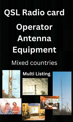 QSL Amateurfunkkarte - Operator Antenna Equipment - Select from list - AN (a)