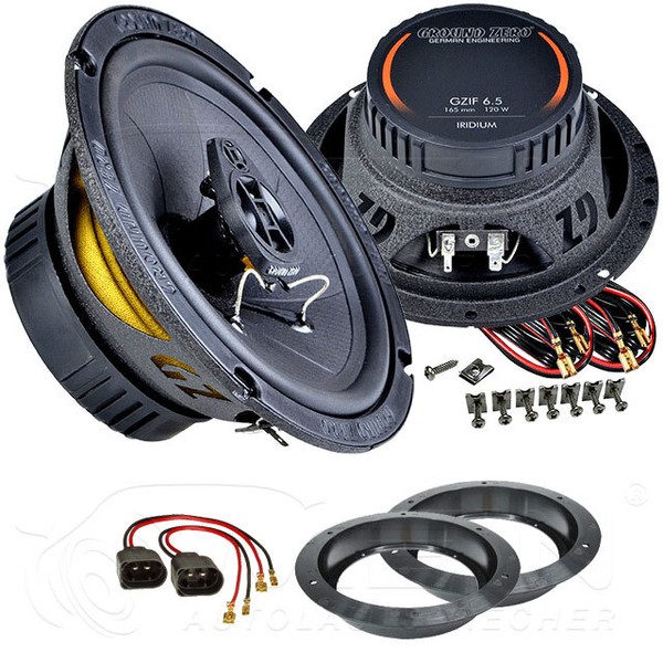 Ground Zero Lautsprecher FüR VW Touran I / 1T 2003-2014 Front Vorn 120W #Aexc-image