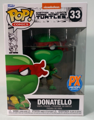 Funko Pop! TMNT Teenage Mutant Ninja Turtles DONATELLO 33 - PX