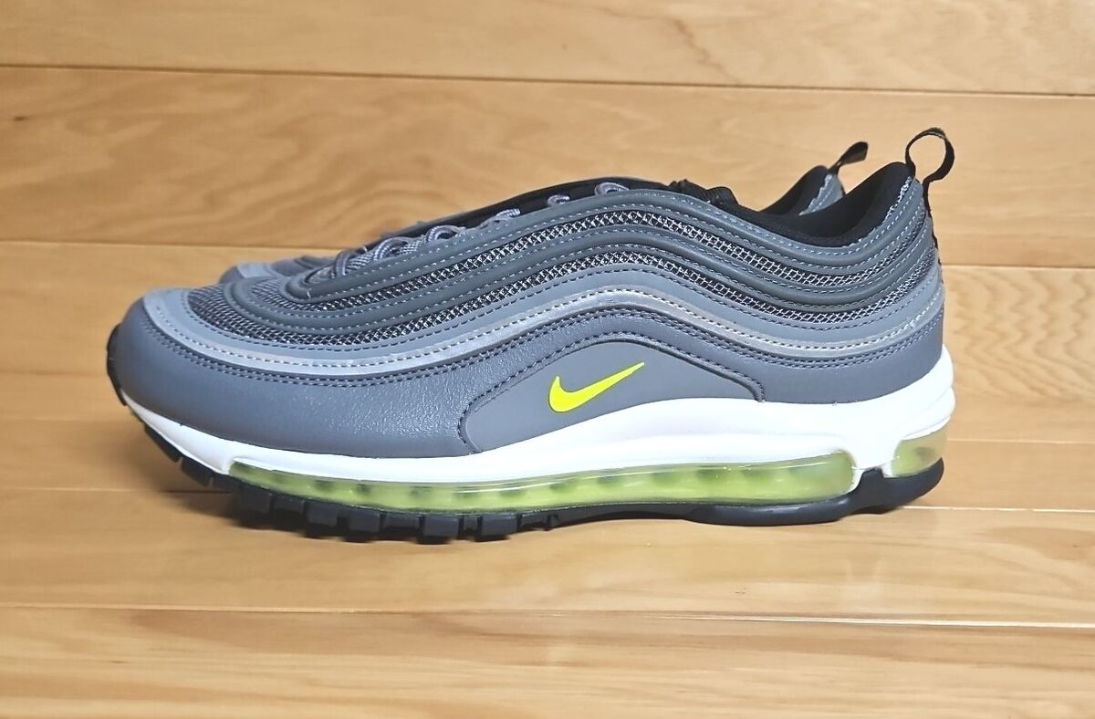Nike Air Max 97 Size 9 Smoke Grey Volt White Black Mens Shoe Nike Air Max 97 Size 9 Smoke Grey Volt White Black Mens Shoe
