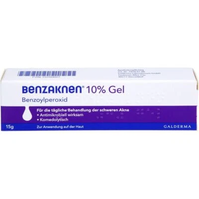 GALDERMA LABORATORIUM GMBH BENZAKNEN 10% Gel 15 g PZN15250607
