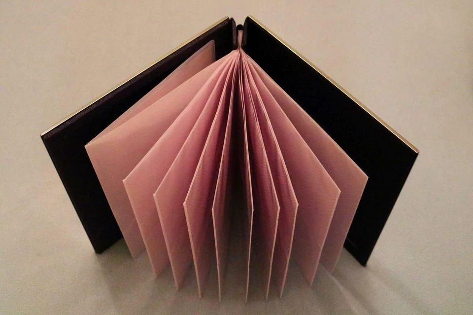 Melannco металлический фото портфолио дизайнер памяти Folio фото хранитель переплет подарок IA - Изображение 2 из 4