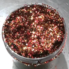 NEW 2 OZ IRON MAN MIX Hi-Temp Glitter .030 Hex Fishing Lure Making plastisol