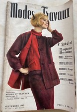 Modes et Travaux n° 753 Septembre 1963 revue couture mode poupée Marie-Françoise