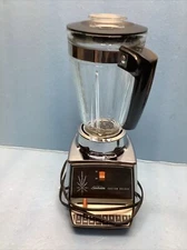 Vintage SUNBEAM CUSTOM DELUXE 8-Speed Blender CHROME 800 (st13)