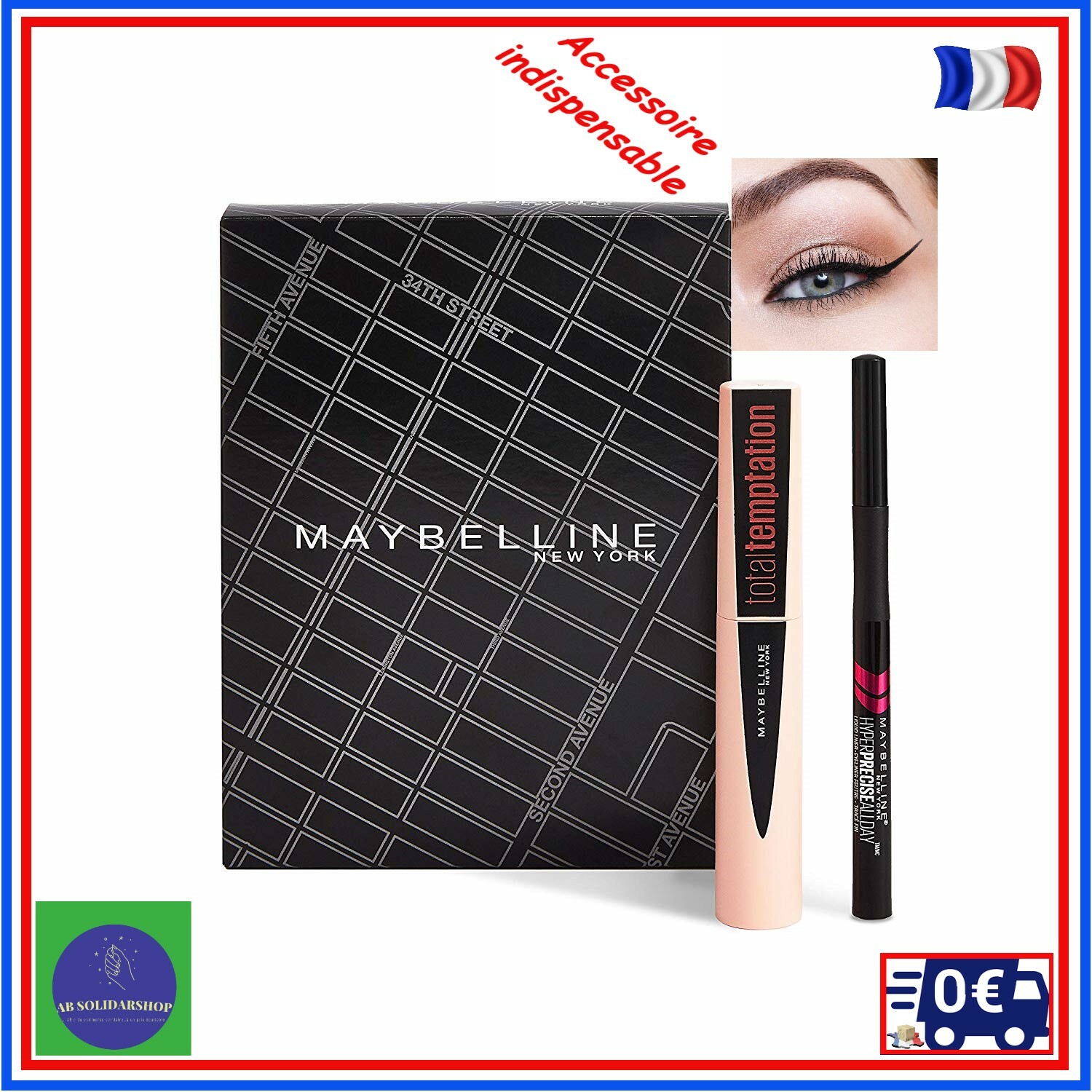Mascara Hyper Volume Maybelline et eyeliner : fini les cils plats et les bavures sur les yeux