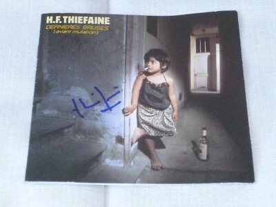 HUBERT-FELIX THIEFAINE / CD signé / DERNIERES BALISES ( avant mutation ) - Photo 1/4