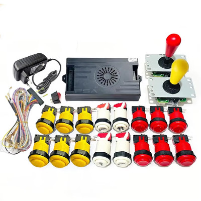 8800 in 1 Pan Saga Box 3D USB 4P Spiel DIY Kit 8 Wege Joystick Druckknopf Arcade 