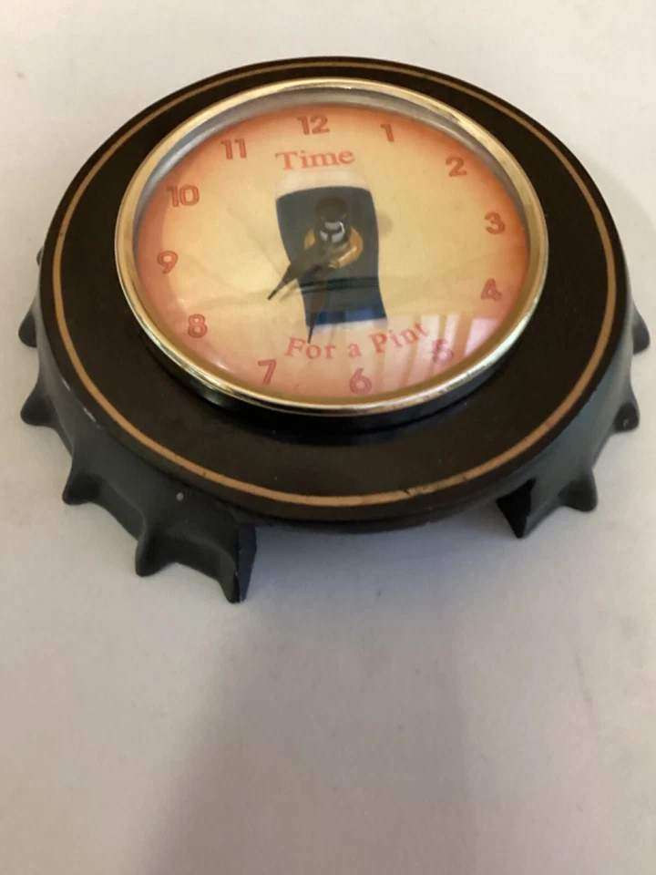 Time for a pint wall clock operated with AA Batteries.  6.5” Clock - Image 2 of 4