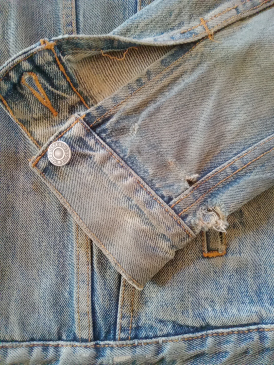 Levis Denim Jacket. Prototype Model. SEE DESCRIPT… - image 6