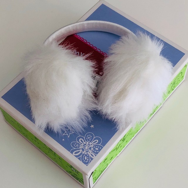 AMERICAN GIRL Snowy Fluffy White EAR MUFFS NEW eBay