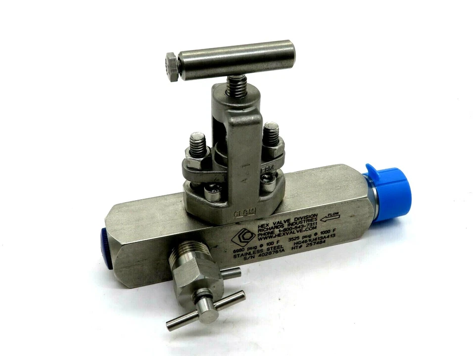 NEW HEX VALVE DIVISION HG461U413A413 GAGE VALVE  - Image 3 of 4
