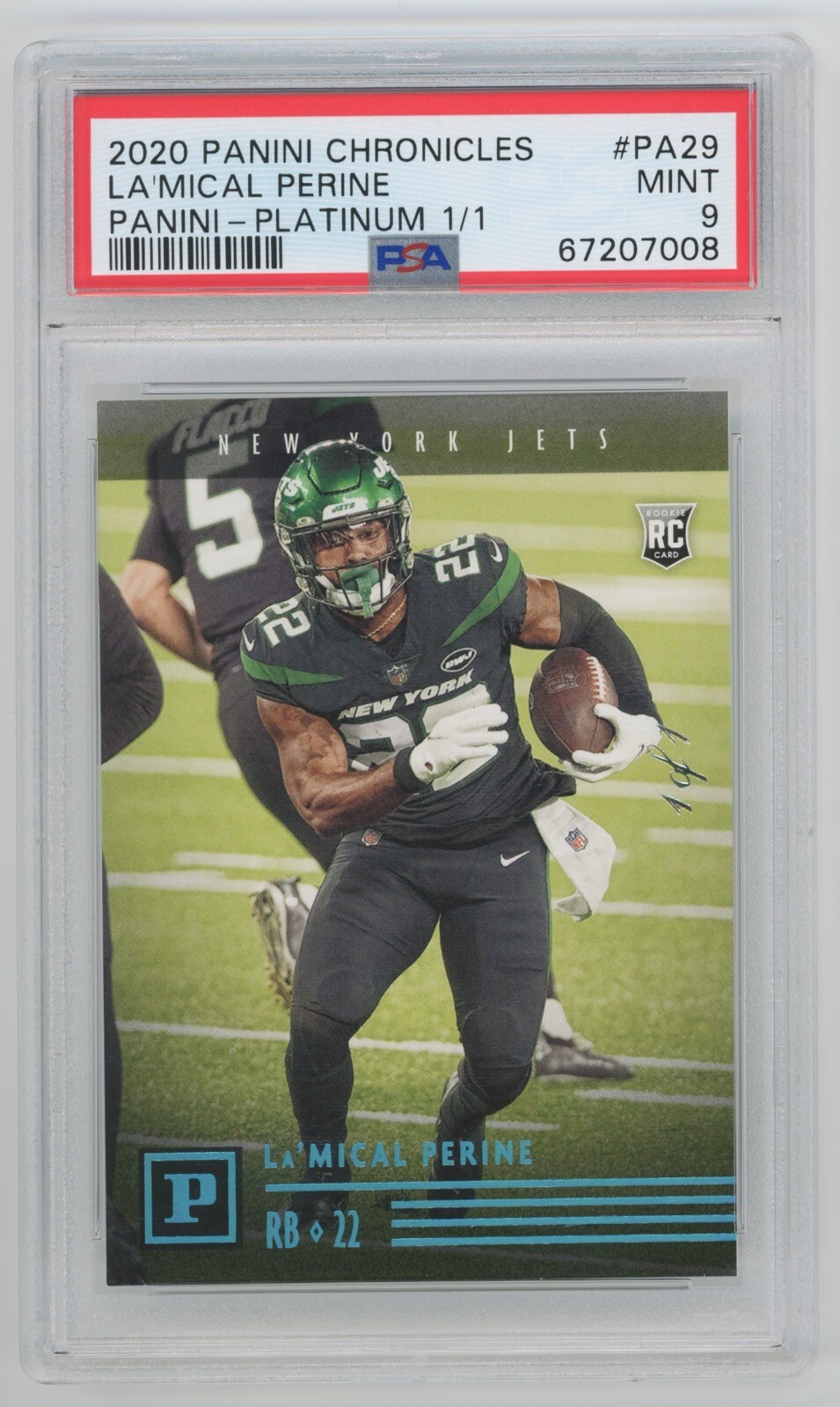 La'Mical Perine Panini Chronicles Panini #PA29 Platinum 1/1