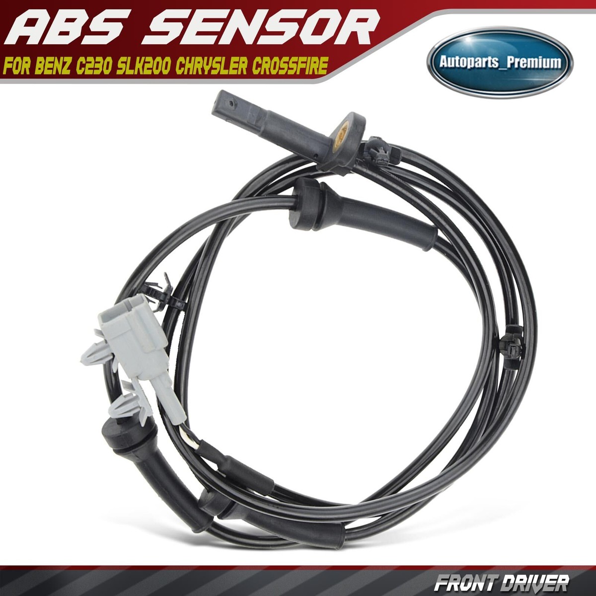 BOXI Sensor De Velocidad De Rueda ABS Del Lado Del Pasajero Delantero