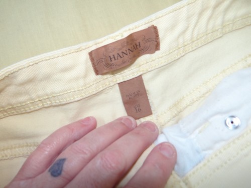 Hannah Capri Pants Denim Pale Yellow 16 I do combine shipping (D3) - Imagen 2 de 3