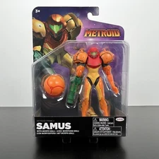Metroid Prime Samus Morph Ball 5" Figure Nintendo Jakks Pacific - NEW SEALED