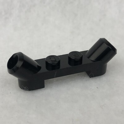 LEGO 61072 Black Plate, Modified 1 x 4 with Angled Tubes (x1) | eBay