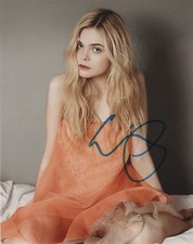 Elle Fanning Sexy Autographed Signed 8x10 Photo COA E3W