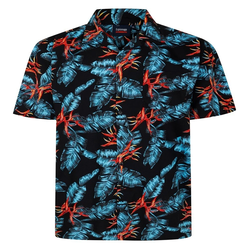 ESPIONAGE SH435 HAWAIIAN LEAF PRINT SHORT SLEEVE SHIRT 2XL3XL4XL5XL6XL7XL8XL
Opens in a new window o