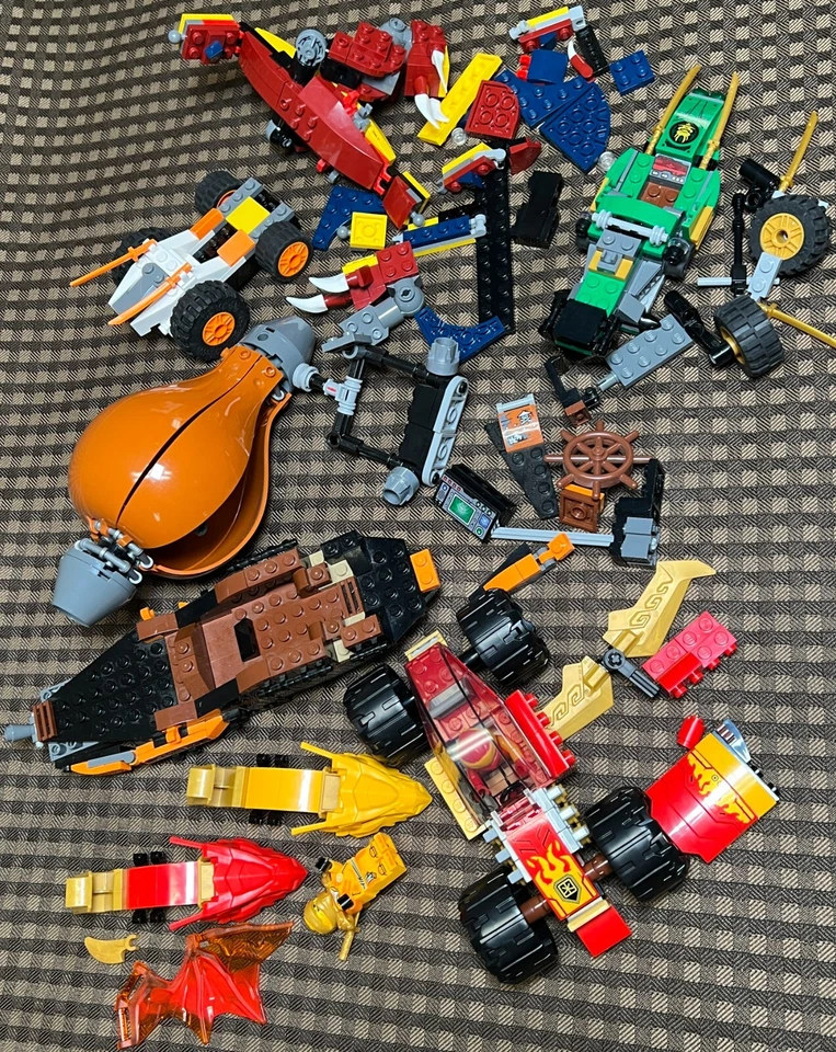 Lote de Incompletos Lego Ninjago 70603 71780 71700 71706 31102 Coches Camiones Dragón Foto 2 de 4