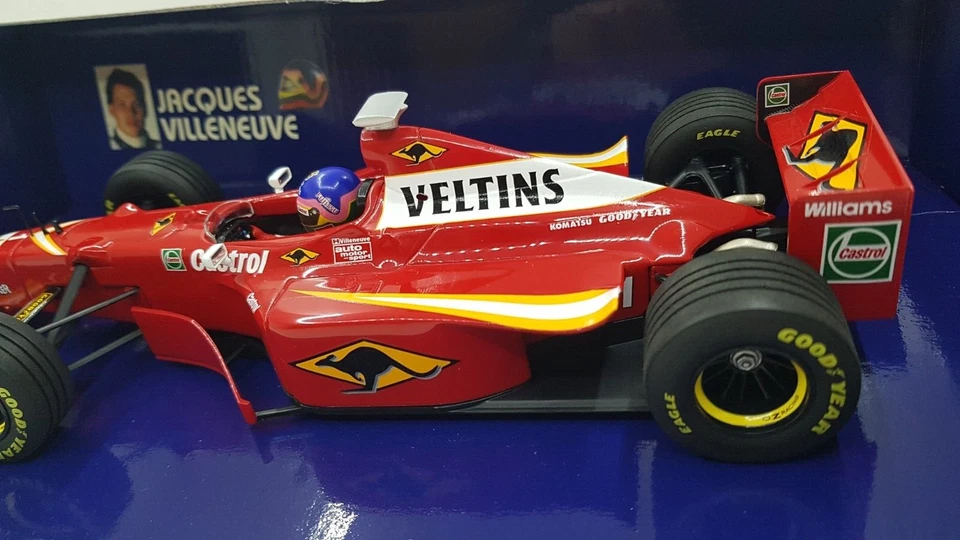 Paul's Model Art Williams FW20 Jacques Villeneuve 180980001 1998 1:18 F1 - Immagine 3 di 4