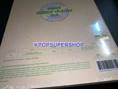 SHINEE Surprise Vacation 6 DVD New Sealed Rare ONEW JONGHYUN KEY