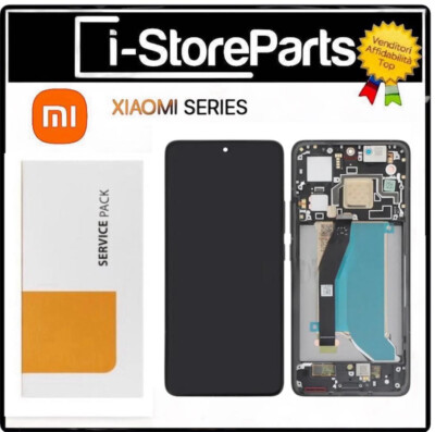 Original Display Rahmen Service Xiaomi 14T Pro 2407FPN8EG OLED Bildschirm Silber