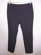 ADRIANA PAPELL LADIES GRAY PANTS-8-POLYESTER/ELASTANE-FITTED-NICE