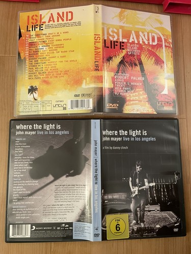 Island Records DVD Reggae Plus John Mayer Where The Lights Is Live DVD