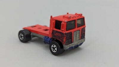 Hot Wheels Redline American Tipper Cab Semi Truck 1973 Red 1/64 Diecast