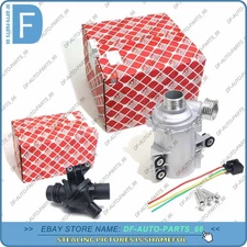 FEBI Electric Water Pump with Thermostat Kit For BMW 328i 528i 530xi 525xi X5 X3