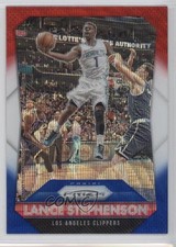 2015-16 Panini Prizm Red White & Blue Prizm Lance Stephenson #82 0v9