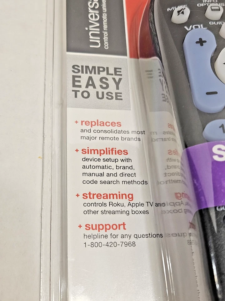 RCA Platinum Pro 3-Device Big-Button Univ Remote w/ Streaming & Dual Navigation - Image 3 of 4