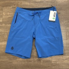 Stio CFS Board Short Mens 34 Skyline 19" Swim Hike Stretch Quick Dry UPF NWT F1