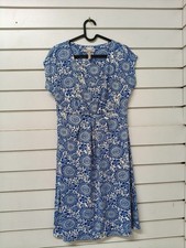 Pepperberry Pullover Midi Dress Women's 12 V-Neck Sleeveless Floral Pattern